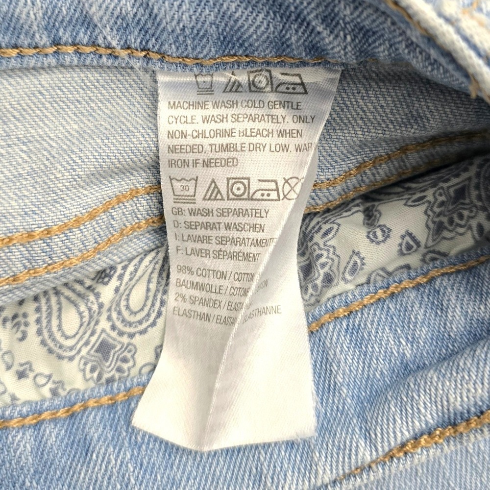 Studio‎ by Denim & Co Distressed Light Wash Jeans  Blue 22W - Picture 5 of 8
